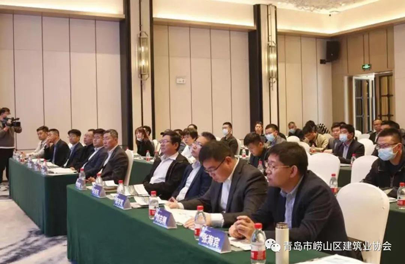 全面推進(jìn)“黨建強(qiáng)、發(fā)展強(qiáng)” 嶗山論建 2021“四新”推廣裝配式建筑交流 觀摩會成功舉行(圖2)