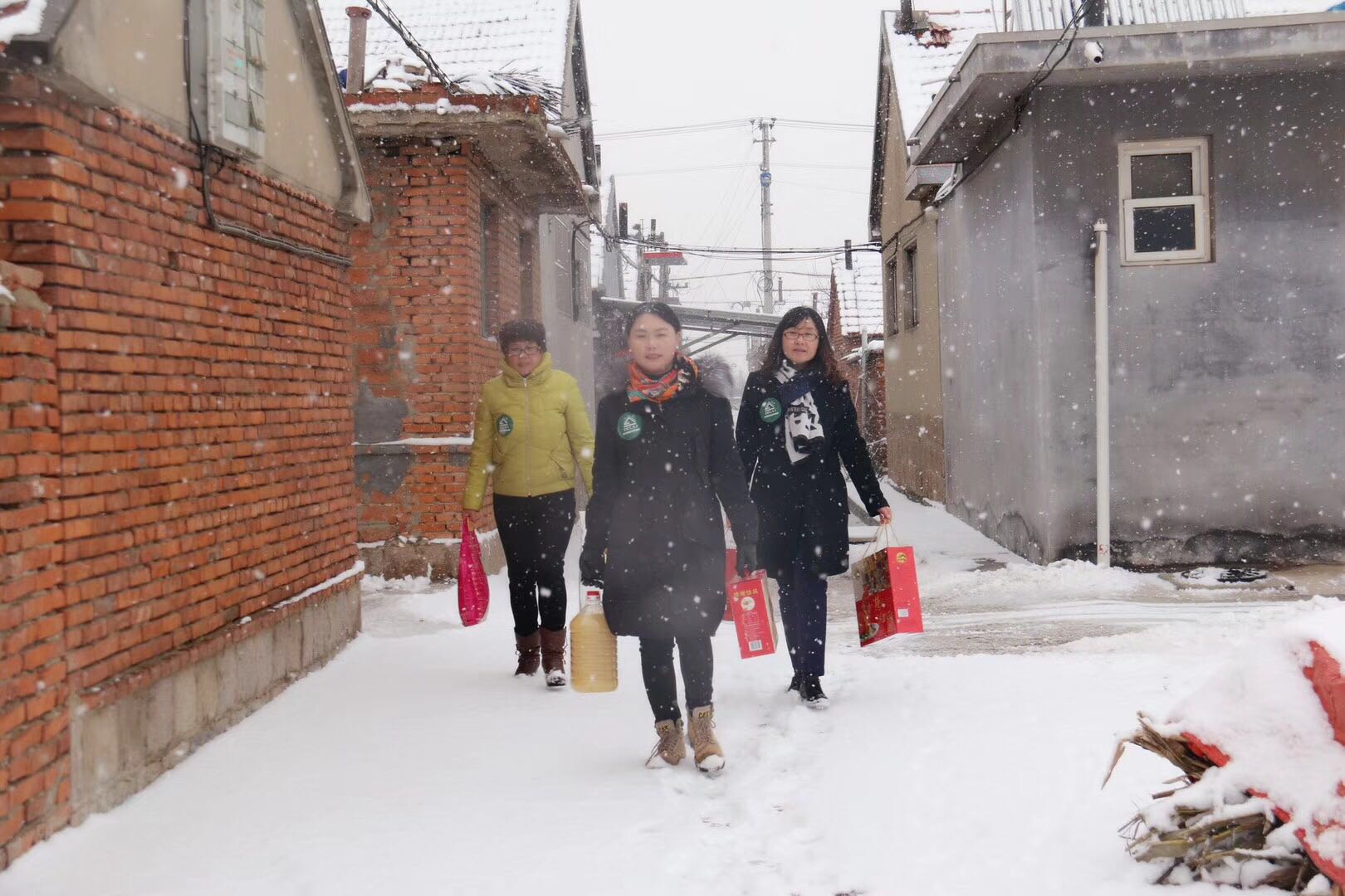 雪中送溫暖  情誼暖人心——公司開展貧困群眾慰問活動(dòng)(圖1)