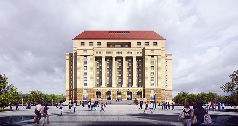 山東大學(xué)青島校區(qū)圖書館(圖1)