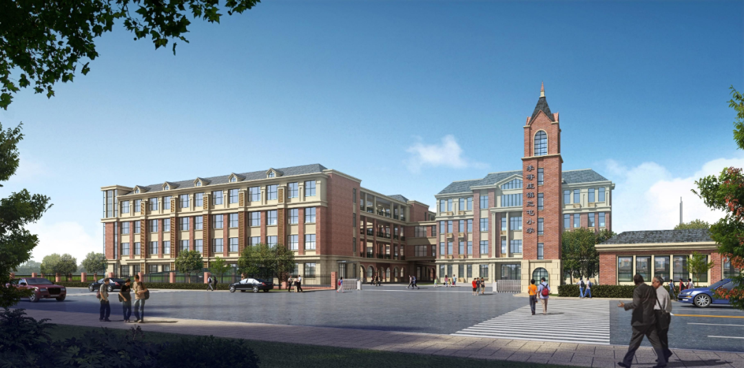 獻(xiàn)禮第38個(gè)教師節(jié)，中建聯(lián)合承建的新三屯小學(xué)綜合樓正式封頂(圖1)